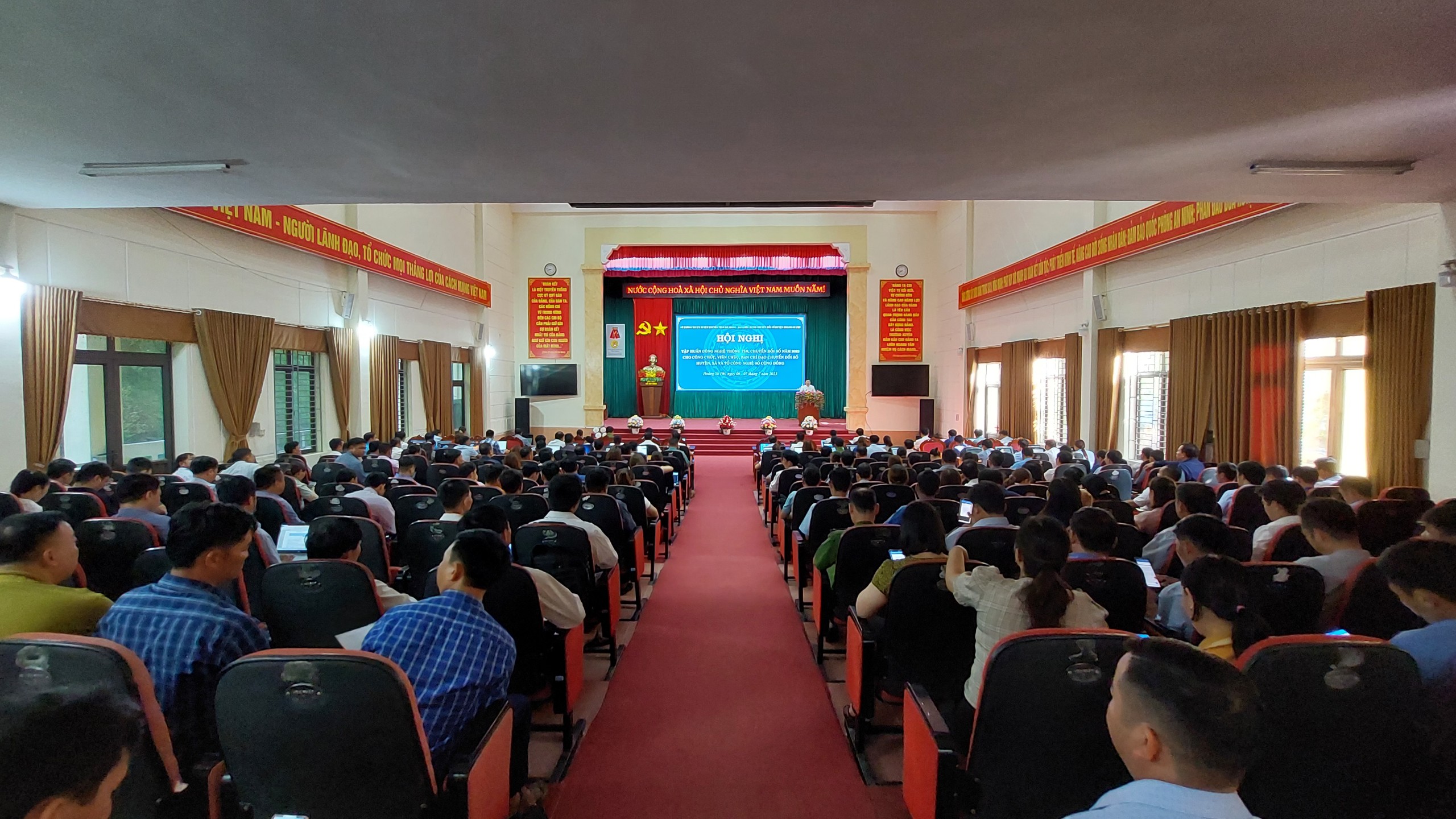 Tập huấn công nghệ thông tin, chuyển đổi số năm 2023 tại huyện Hoàng Su Phì