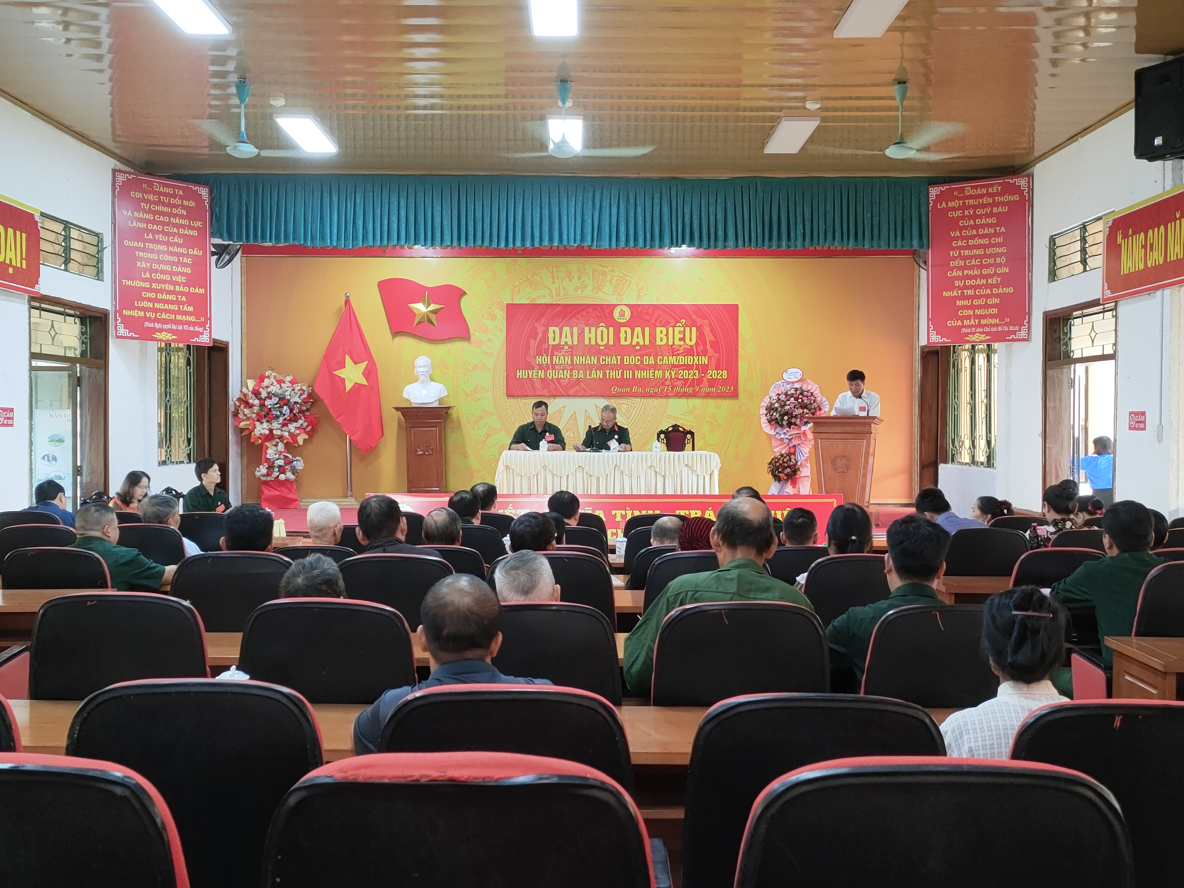 Đại hội Đại biểu Hội nạn nhân chất độc Da cam/Dioxin huyện Quản Bạ lần thứ III nhiệm kỳ 2023-2028.