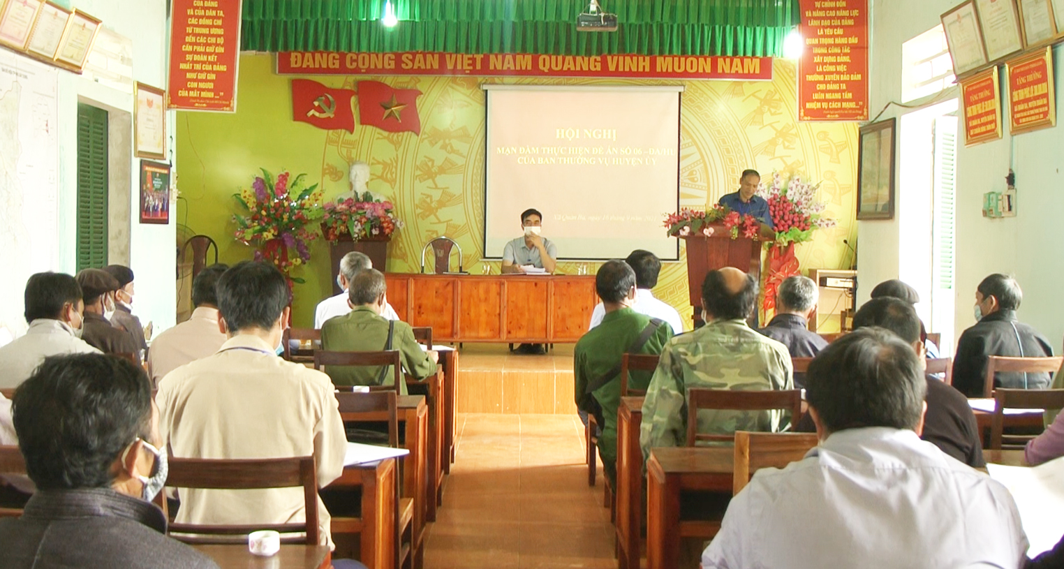 Quản Bạ: Hội nghị mạn đàm Đề án số 06 BTV Huyện ủy tại xã Quản Bạ.