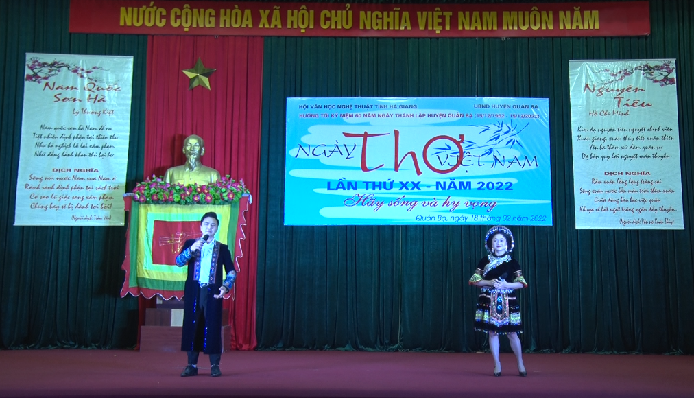 Tổ chức Ngày thơ nguyên tiêu lần thứ XX năm 2022 tại huyện Quản Bạ.
