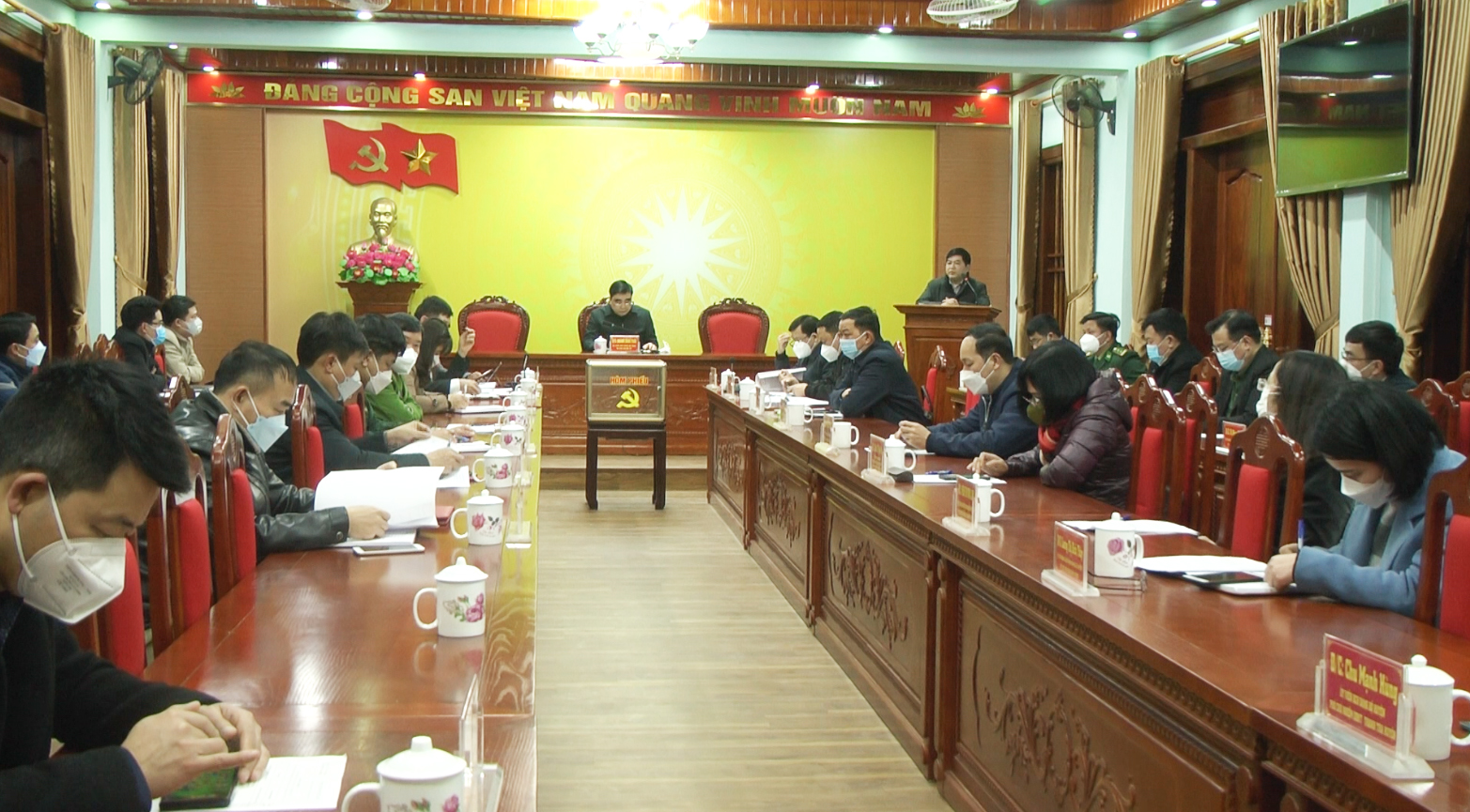 Hội nghị Ban chấp hành Đảng bộ huyện Quản Bạ lần thứ 15 chuyên đề.
