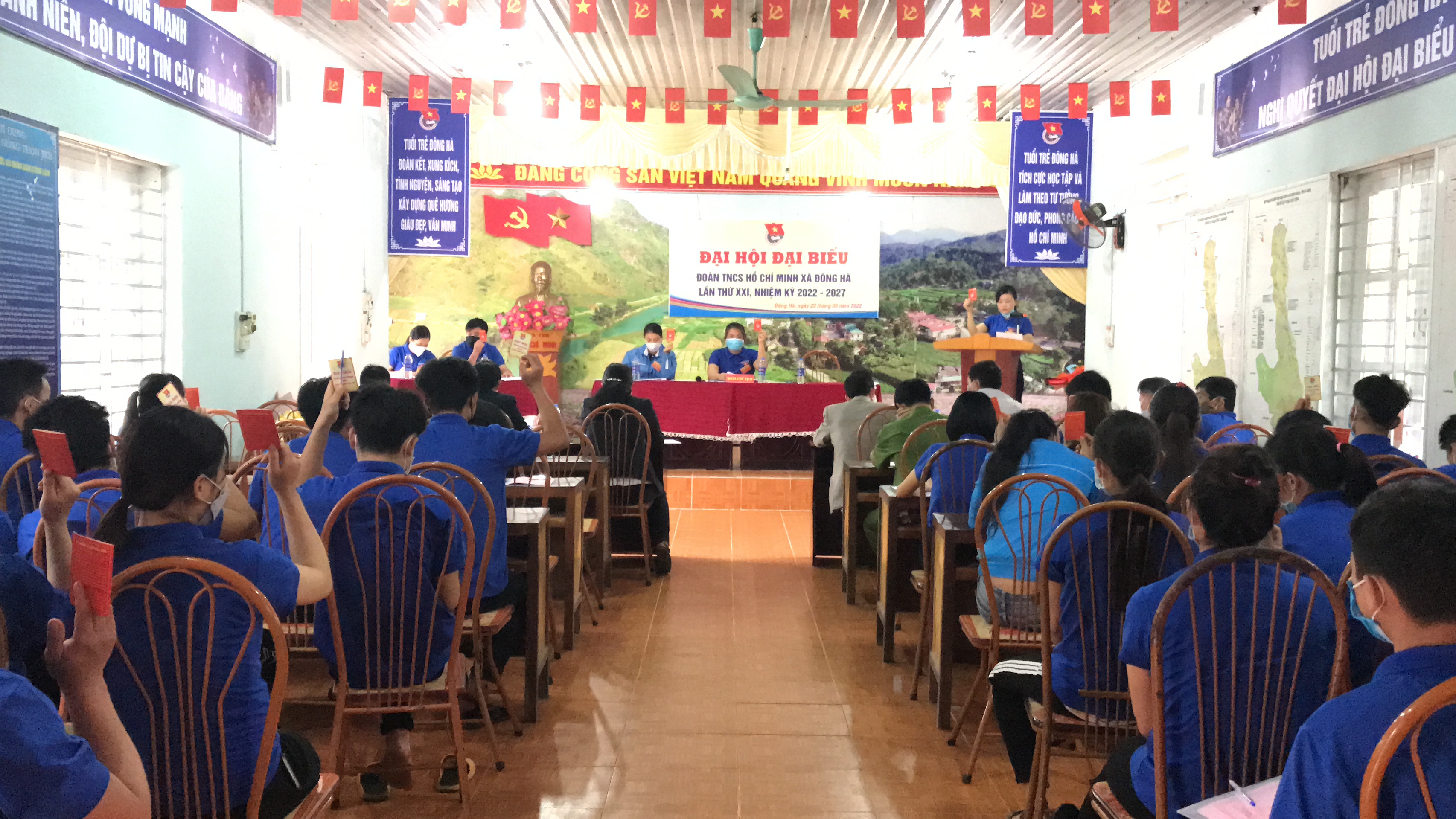 Đại hội Đại biểu Đoàn TNCS Hồ Chí Minh xã Đông Hà lần thứ XXI, nhiệm kỳ 2022-2027