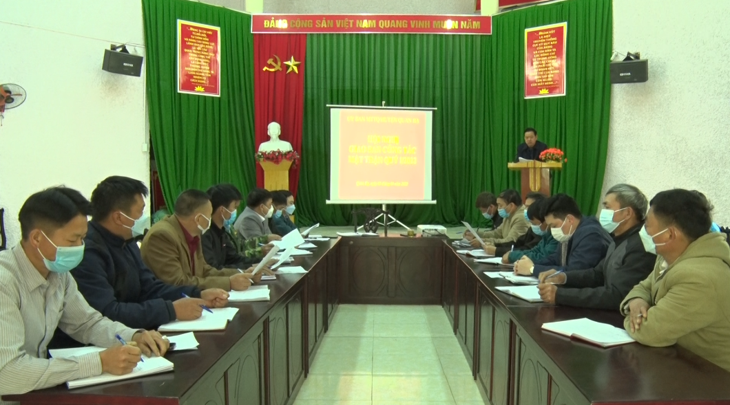 Ủy ban MTTQ Việt Nam huyện tổ chức hội nghị giao ban công tác mặt trận quý I năm 2022.