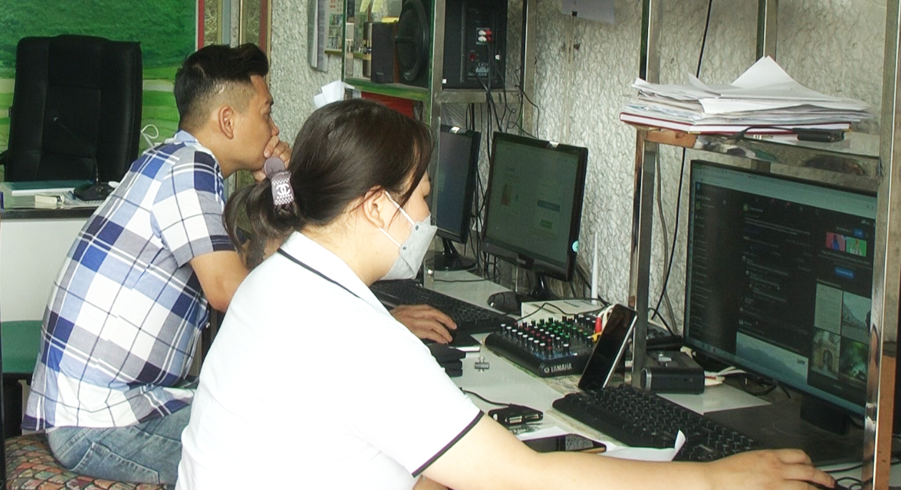 Trung tâm VHTT& DL huyện Quản Bạ tăng cường công tác tuyên truyền trên không gian mạng.