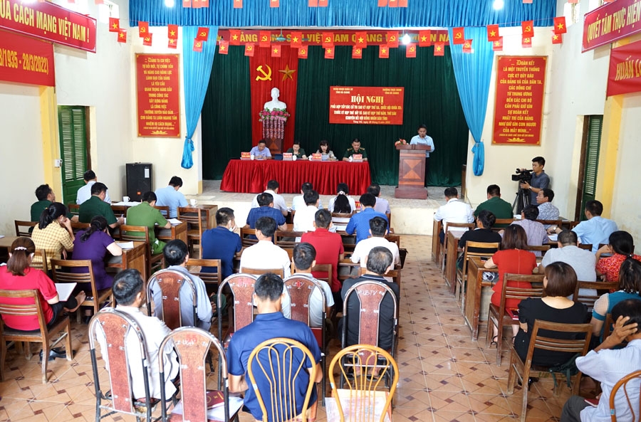 Đoàn  ĐBQH tỉnh tiếp xúc cử tri sau Kỳ họp thứ 3 tại xã Tùng Vài, huyện Quản Bạ