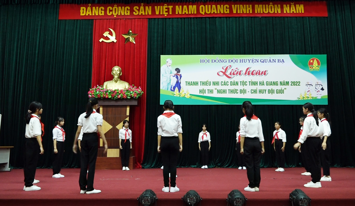 Quản Bạ: Trường THCS Tam Sơn tích cực tham gia Liên hoan thanh thiếu nhi các dân tộc tỉnh Hà Giang.