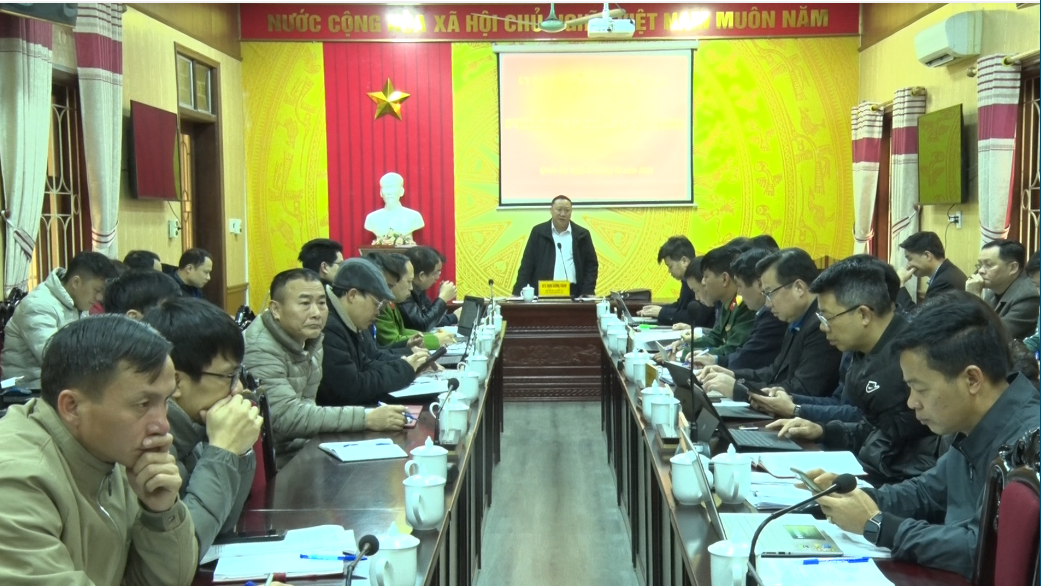 Huyện Quản Bạ phiên họp thường kỳ tháng 2 năm 2023.
